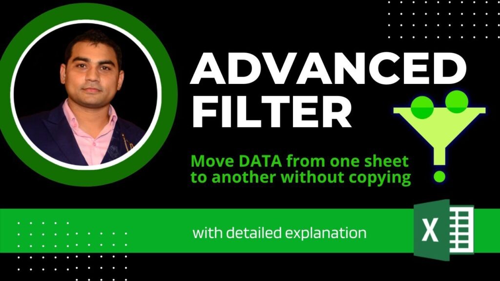 Excel advanced filter YouTube video thumbnail