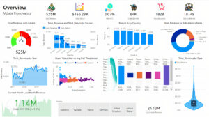 Attractive and beautiful Power BI Dashboard-Mdata Finnovatics