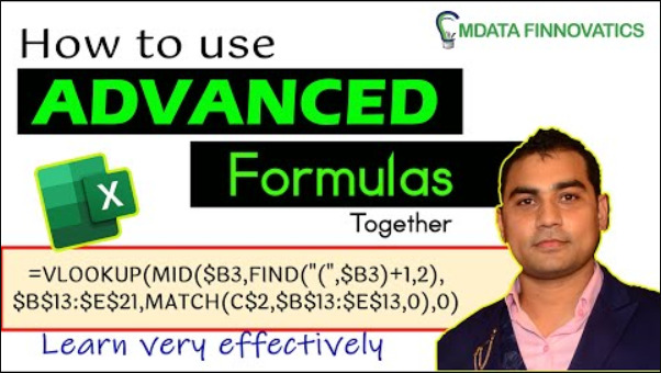 Advanced Excel Formulas YouTube video thumbnail